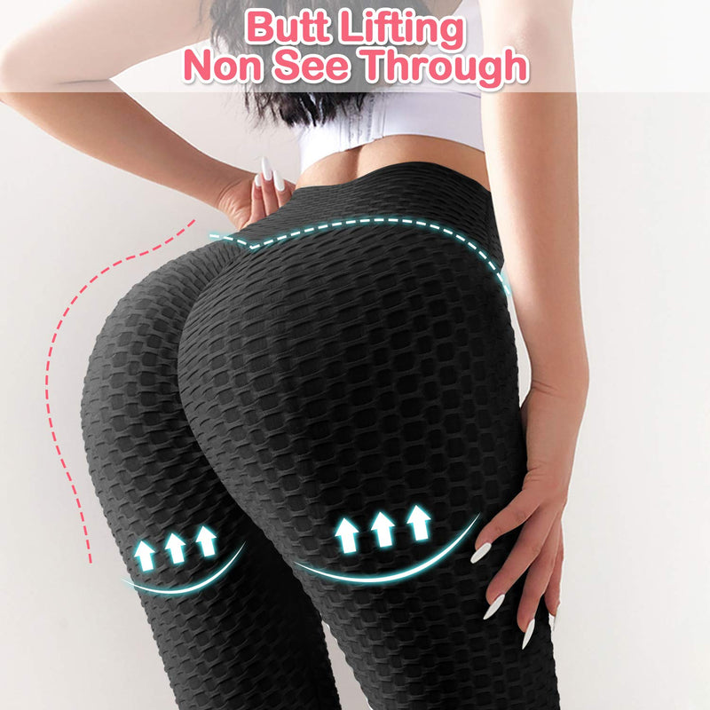 Laden Sie das Bild in Galerie -Viewer, Wabenförmige Po Lifting Leggings