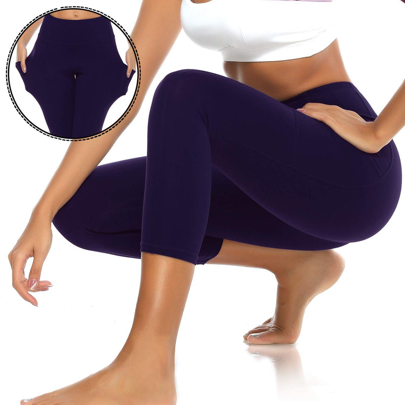 Laden Sie das Bild in Galerie -Viewer, 3/4 Fitness-Leggings mit Handytasche