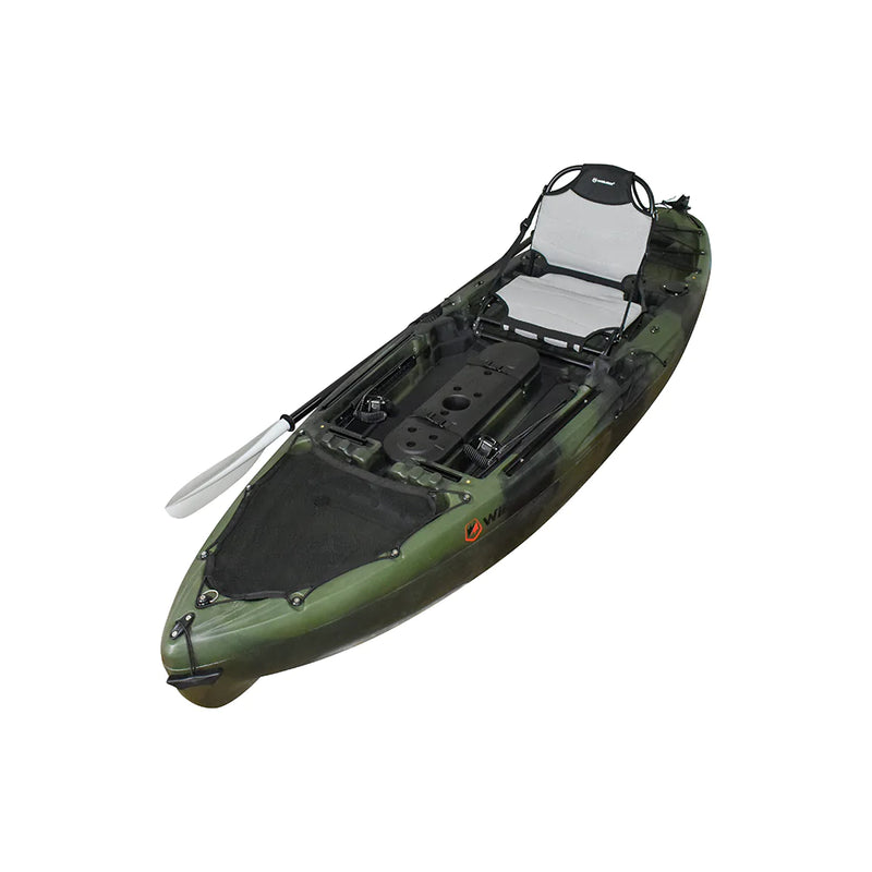 Cargue la imagen en el visor de la galería, WIN.MAX Kayak de pesca para caza de peces a la luz de las velas con 1 remo combinado