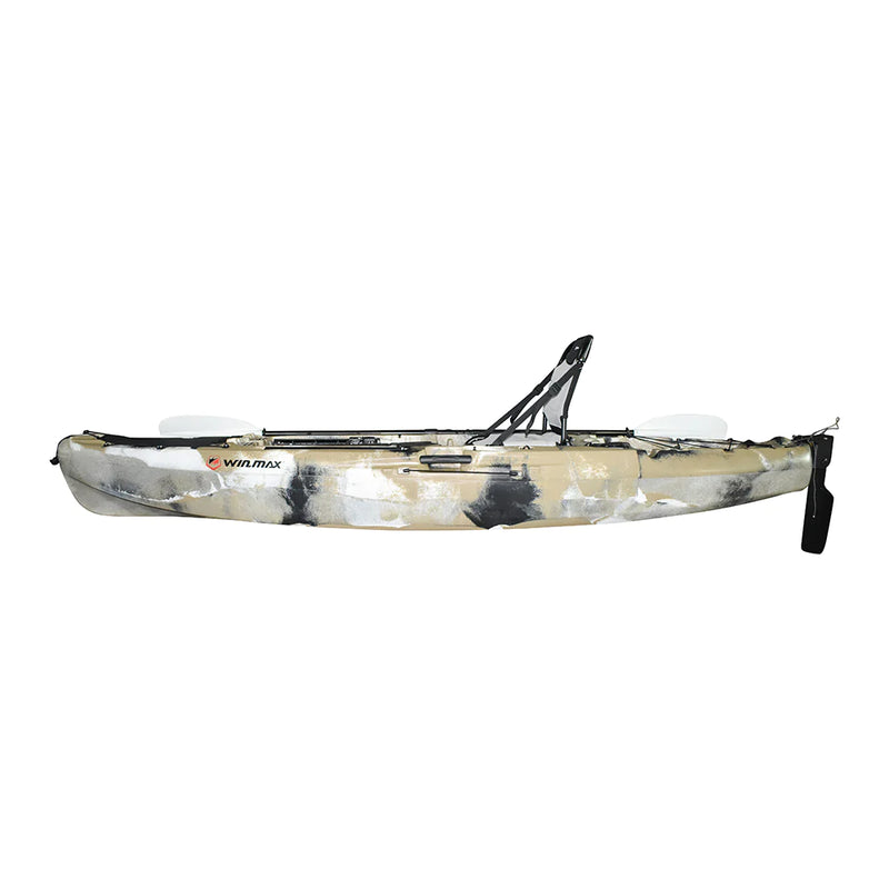 Cargue la imagen en el visor de la galería, WIN.MAX Kayak de pesca Candlelight Fish River con 1 remo combinado