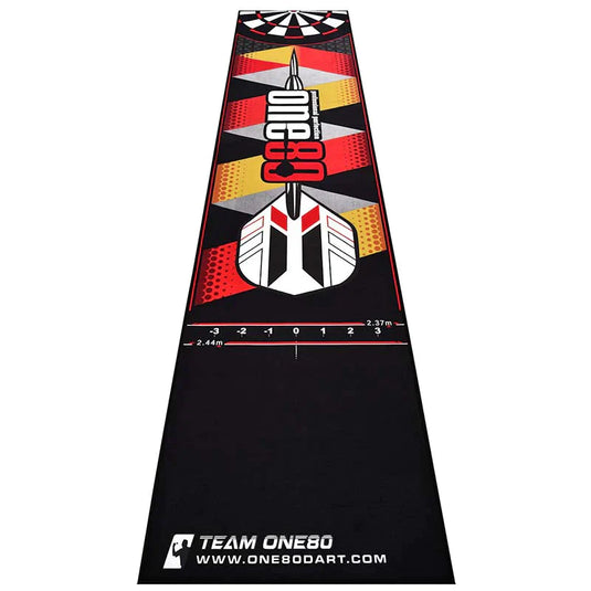 One80 Poly Dart Mat (with Oche Tape)