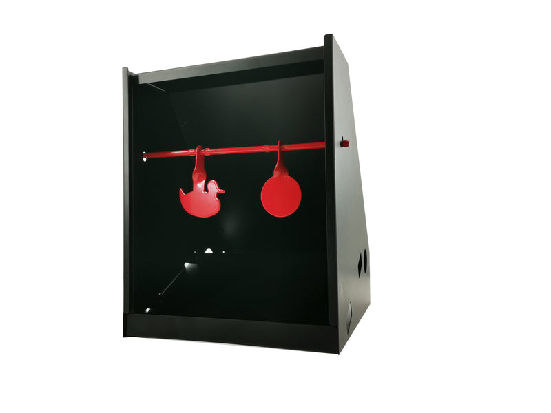Laden Sie das Bild in Galerie -Viewer, Durable Hunting Spinner Target for Shooting Practice - Steel with Red Spinning Plates