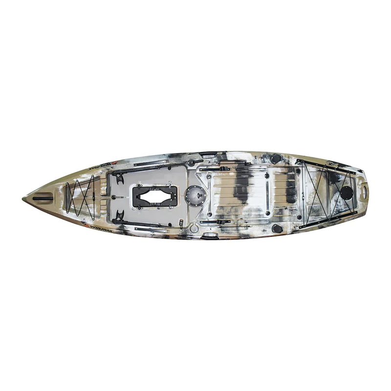 Cargue la imagen en el visor de la galería, WIN.MAX Killer Whale Lake Kayak de pesca con sistema de pedales y 1 remo combinado