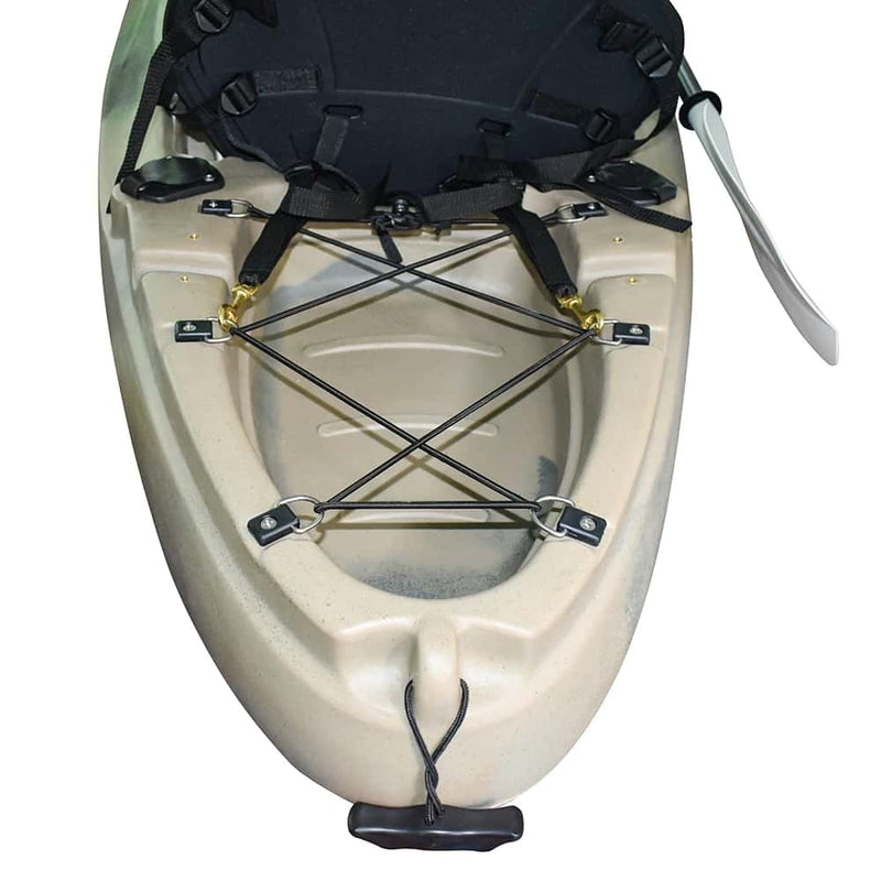 Laden Sie das Bild in Galerie -Viewer, WIN.MAX Whale Family Big Two Seater Fishing Kayak mit 2 Kombi-Paddeln