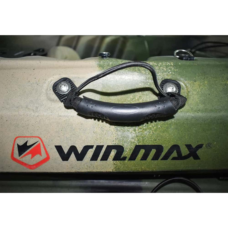Laden Sie das Bild in Galerie -Viewer, WIN.MAX Whale Family Big Two Seater Fishing Kayak mit 2 Kombi-Paddeln