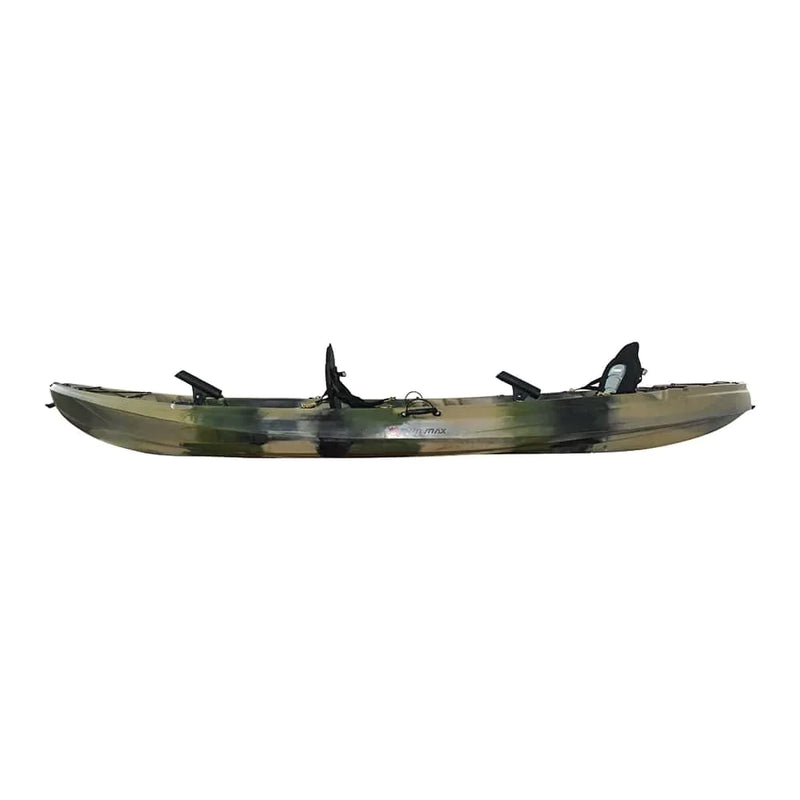 Laden Sie das Bild in Galerie -Viewer, WIN.MAX Whale Family Big Two Seater Fishing Kayak mit 2 Kombi-Paddeln