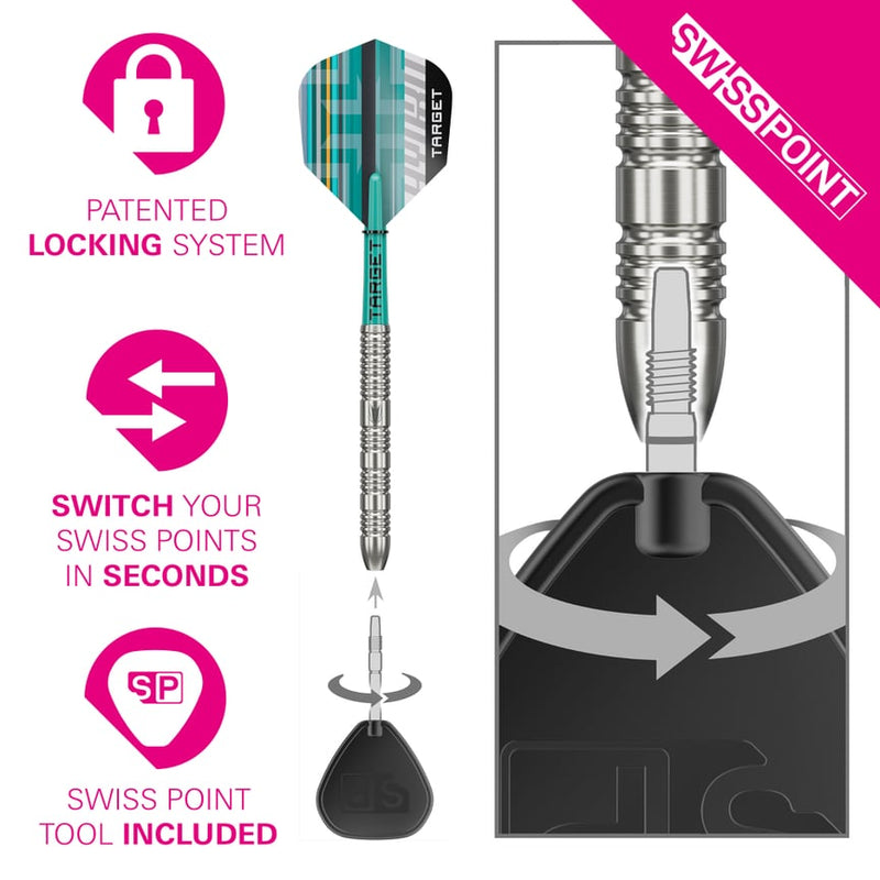 Load image into Gallery viewer, Target Hydro 90% 02 SP Steeltip Darts 2025
