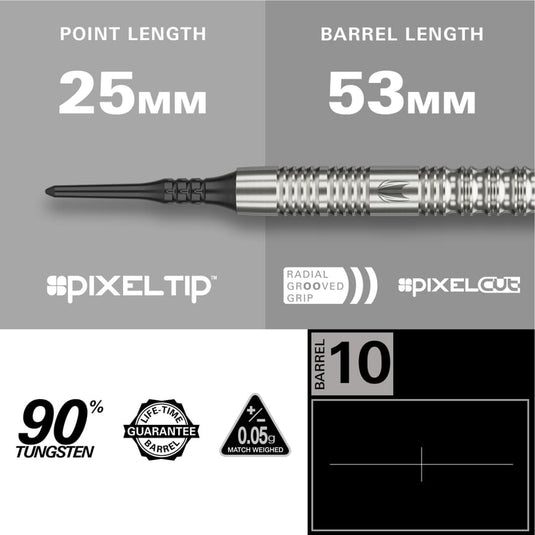 Target Hydro 90% 12 Softip Darts 2025