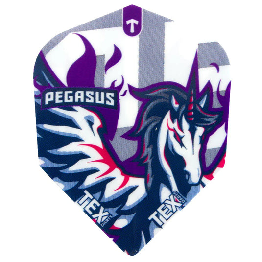 Juego de 3 plumas para dardos TEX Pegasus Standard Diana