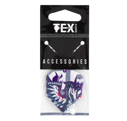 Juego de 3 plumas para dardos TEX Pegasus Standard Diana
