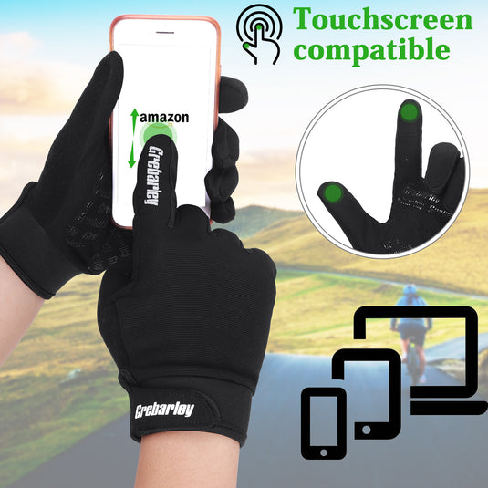 mountainbike handschuhe amazon Grebarley Gepolsterte, rutschfeste Mountainbike-Handschuhe – Sport Depot Shop