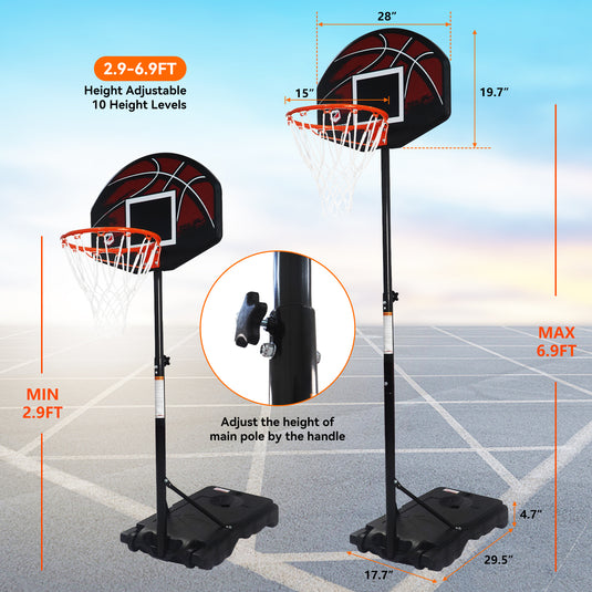 WIN.MAX 28-inch Kids Basketball Goal