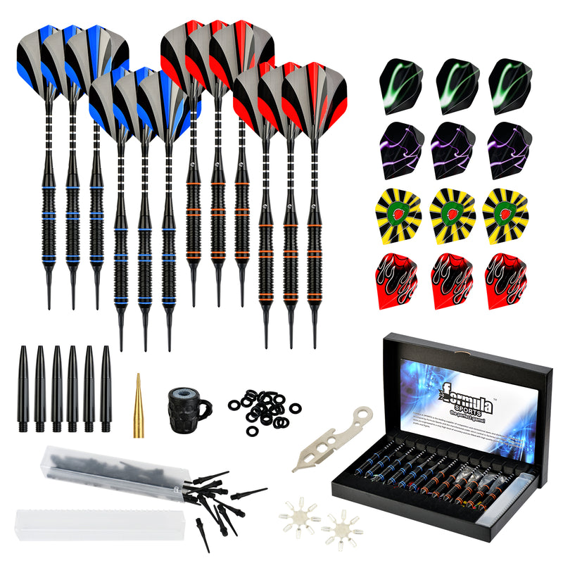 Load image into Gallery viewer, Formula Sports Soft Darts Pfeile Set für elektronische dartscheibe, 12 Stück
