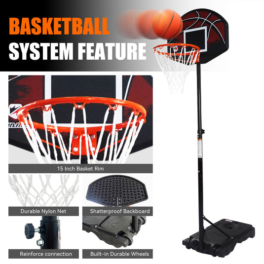 WIN.MAX 28-inch Kids Basketball Goal
