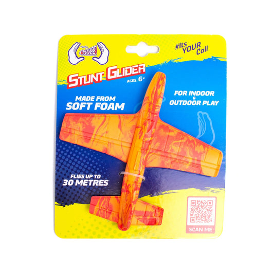Cooee Stunt Throwing Foam Glider 22cm Toy Assorted