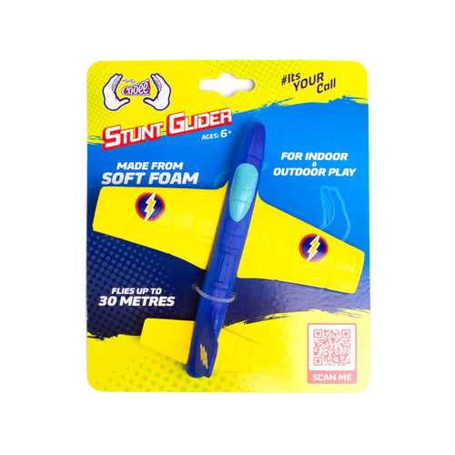 Cooee Stunt Throwing Foam Glider 22cm Toy Assorted