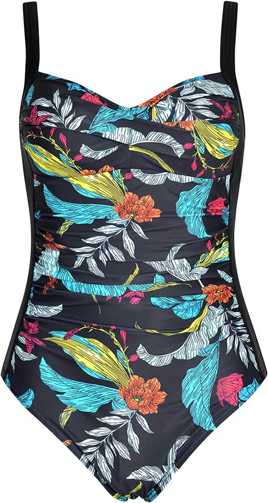 Bañador mujer estampado flora