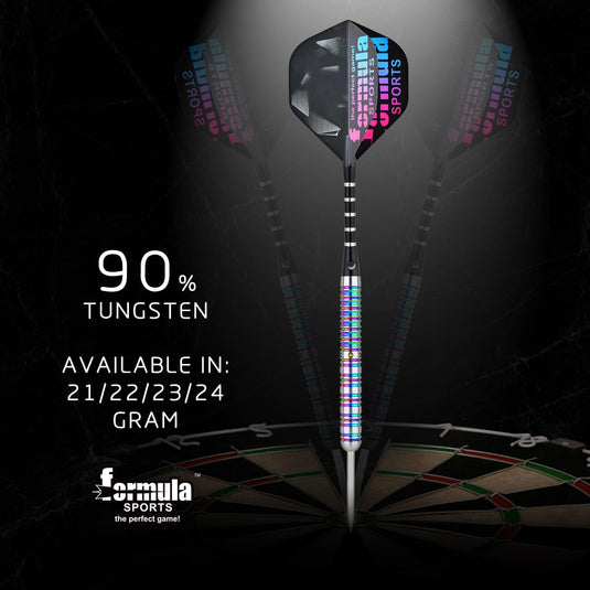 Formula Sports FST180 Gen2, 90% Tungsten Steel Tip Dart Set