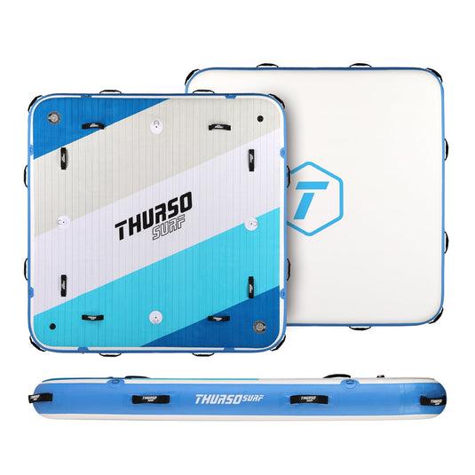 Island 7' Aufblasbare Dock Schwimmende Plattform