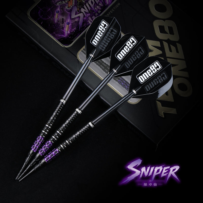 Laden Sie das Bild in Galerie -Viewer, One80 Luo Zhuolun Sniper Softip Darts
