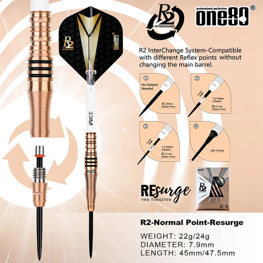 One80 R2 Interchange Resurge Steel Tip