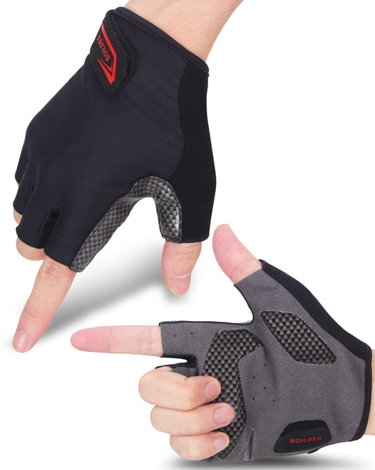 boildeg fitness handschuhe gewichtheben BOILDEG Atmungsaktive Fahrradhandschuhe mit halbem Finger – Sport Depot Shop