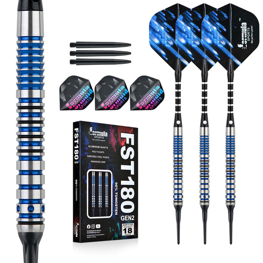 Formula FST180 Gen2 Blue Tungsten Dart Set