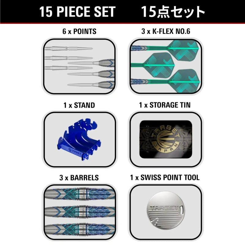 Load image into Gallery viewer, Target Japan Kaze Series Ceros 01 Swiss Point Steeldart-90% Tungsten
