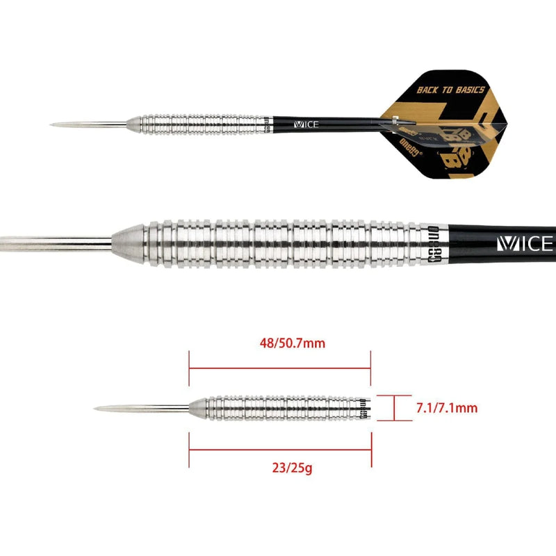 Laden Sie das Bild in Galerie -Viewer, One80 Back to Basics AGS Steel Tip
