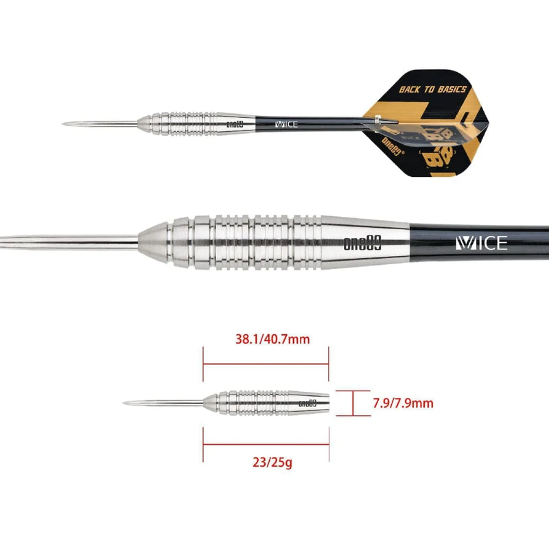 Cargue la imagen en el visor de la galería, One80 Back to Basics JLS Steel Tip
