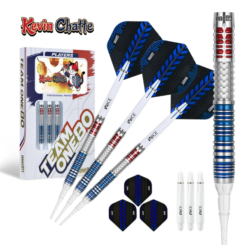 Cargue la imagen en el visor de la galería, One80 Kevin Chatte Signature Dart Softip 18g
