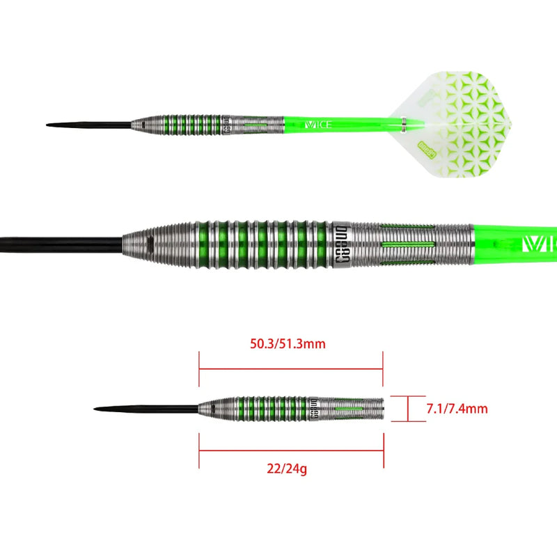 Load image into Gallery viewer, Lukas Wenig Dart V1 (R2 interchange) Steel Tip
