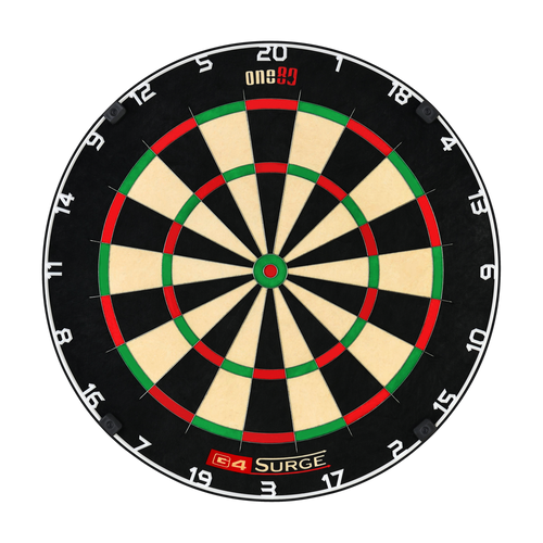 ONE80 Gladiator 4 G4 Dartboard – Profi Dartscheibe aus Sisal