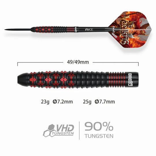 Cargue la imagen en el visor de la galería, One80 Vaelkris V03 90% Tungsten Steeltip Dart
