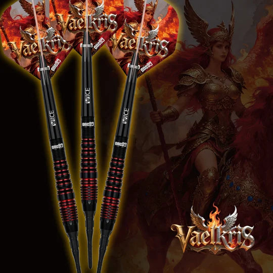 Laden Sie das Bild in Galerie -Viewer, One80 Vaelkris V04 90% Tungsten Softip Darts
